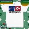 Buffalo Bills vs Kansas City Chiefs House Divided T-Shirt