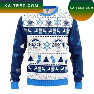 Busch Latte Beer Ugly Sweater