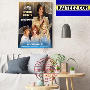 CMA Awards Opening Tribute To Loretta Lynn Art Decor Poster Canvas