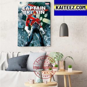 Captain Britain Of Marvel Art Decor Poster Canvas