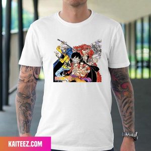 Captain Trio Luffy x Law x Kid One Piece Fan Gifts T-Shirt
