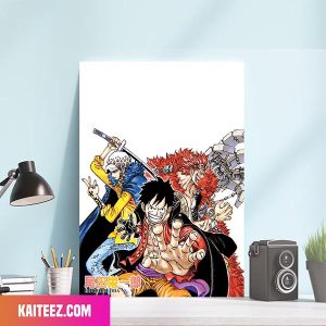 Captain Trio Luffy x Law x Kid One Piece Poster