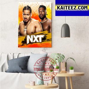 Carmelo Hayes Vs Trick Williams On WWE NXT Art Decor Poster Canvas