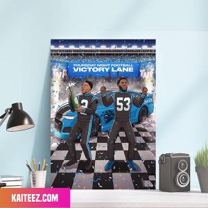 Carolina Panthers Shake And Bake Thursday Night Football Victory Lane Poster