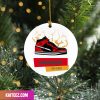 Air Jordan Off White Sails 4 Sneaker Christmas Sneaker Ornament