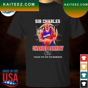 Charles barkley chuck basketball vintage signature T-shirt