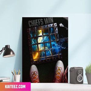 Chiefs Kingdom Running Right at Goal Line Poster