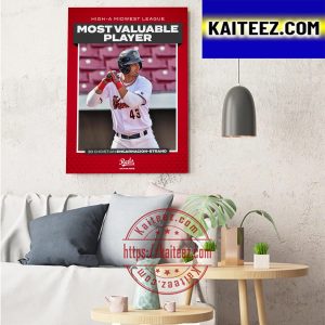 Christian Encarnacion Strand High A Midwest League MVP Art Decor Poster Canvas