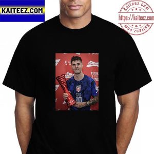 Christian Pulisic Wins Budweiser Player Of The Match USA Vs England Vintage T-Shirt