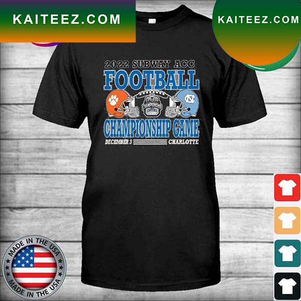 Clemson Vs UNC ACC Championship Game Match Up shirt Kaiteez