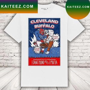 Cleveland at Buffalo Nov 20th Highmark Stadium Poster T-shirt
