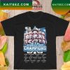 Colorado Avalanche 2022 stanley cup champions signatures T-shirt