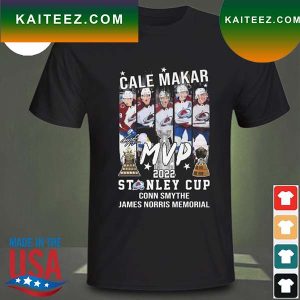 Colorado avalanche mvp cale makar 2022 stanley cup conn smythe james norris memorial T-shirt