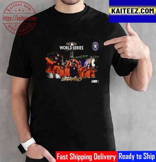 Congrats Houston Astros Are 2022 MLB World Series Champions Vintage T-Shirt