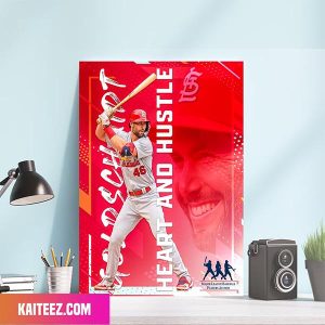 Congratulations Paul Goldschmidt Winner Of The MLB 2022 Heart And Hustle Award Poster