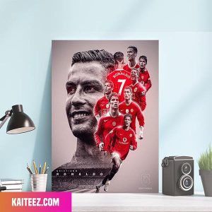 Cristiano Ronaldo Name Will Always Remain In The History Of Manchester United Poster