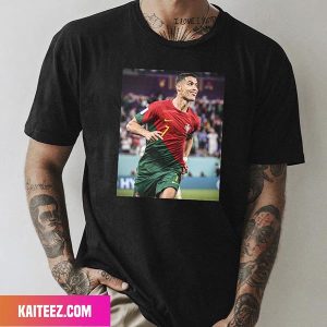 Cristiano Ronaldo Portugal Team FIFA World Cup 2022 History Maker Fan Gifts T-Shirt