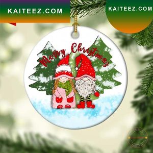 Custom Family Tree Keepsake Gnome Christmas Ornament