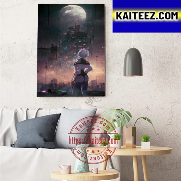 Cyberpunk Edgerunners Illustration By Fan Art Decor Poster Canvas