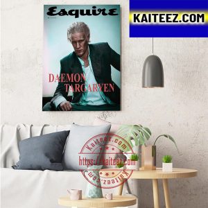 Daemon Targaryen Esquire Westeros Art Decor Poster Canvas