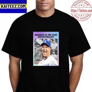 Dave Roberts NL Manager Of The Year Finalist Los Angeles Dodgers MLB Vintage T-Shirt