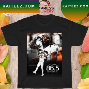 Demario Davis LB Saints PFF Grade 86.5 1st among LBs T-shirt