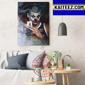 Denver Nuggets Jokers Are Wild Art Decor Poster Canvas