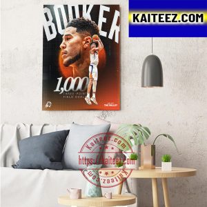 Devin Booker 1K 3 Point Field Goals Phoenix Suns NBA Art Decor Poster Canvas