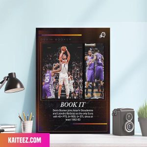 Devin Booker Phoenix Suns Have Yourself A Night Poster