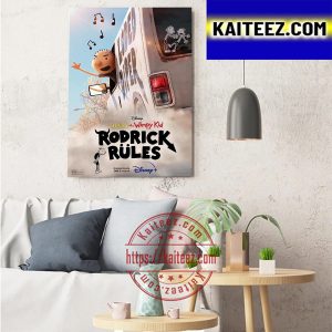 Diary Wimpy Kid Rodrick Rules Of Disney Art Decor Poster Canvas