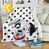 Disney Cute Donald Duck In White And Mickey Symbol Christmas Throw Blanket