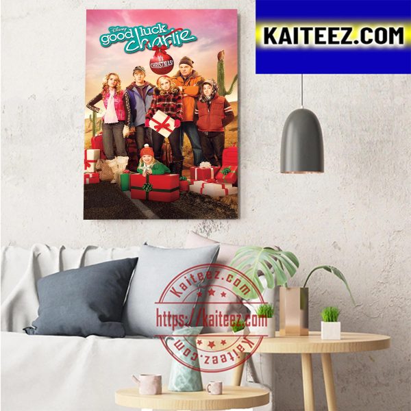 Disney Good Luck Charlie Its Christmas Art Decor Poster Canvas