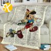 Disney Lovely And Romantic Lady And The Tramp Christmas Throw Blanket