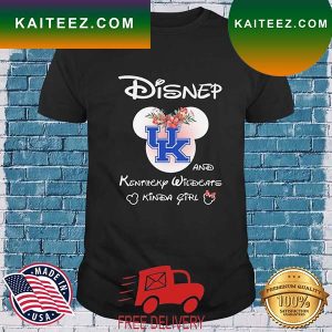 Disney Mickey Mouse And Kentucky Wildcats Kinda Girl T-Shirt