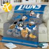 Disney Mickey Mouse Green Bay Packers NFL Team Football In Green And Yellow Throw Fleece Blanket