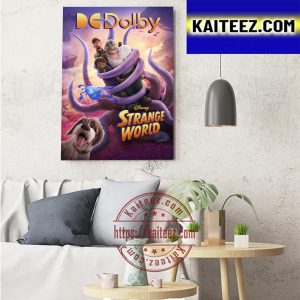 Disney Strange World Dolby Cinema Poster Art Decor Poster Canvas