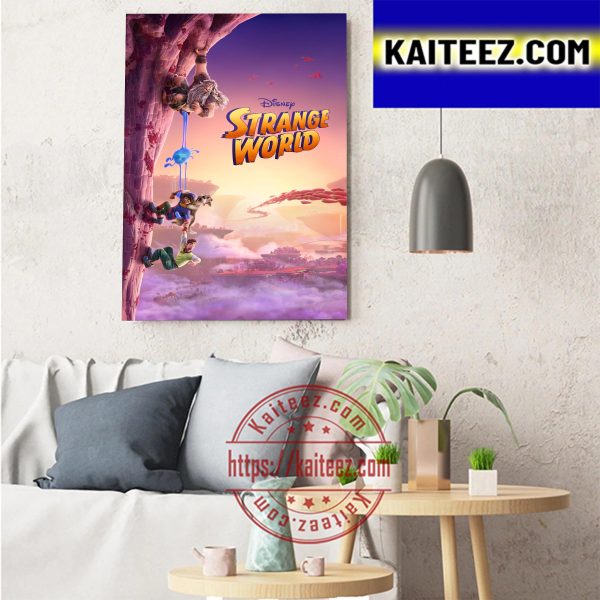 Disney Strange World RealD 3D Poster Art Decor Poster Canvas