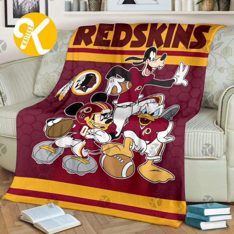 2024 NFL Oilers Redskins History Quilt Blanket Throw