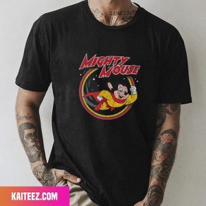 Distressed Mighty Mouse Funny Disney Fan Gifts T-Shirt