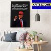 Donald Trump On Cover TIME To Bring Back Trump Announcement Art Decor Poster Canvas