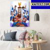 Durham Bulls Happy Thanksgiving Art Decor Poster Canvas