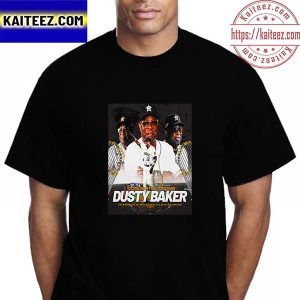 Dusty Baker 1st World Series Title As Houston Astros Manager Vintage T-Shirt