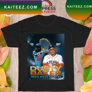 Dusty Baker thank you World Series 2022 T-shirt