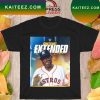 Dusty baker contract extended signature T-shirt