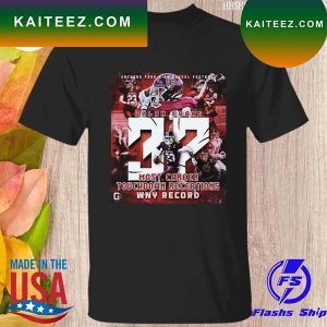 Dylan Evans 32 Most career touchdown receptions WNY Records T-shirt