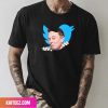 Elon Musk Twitter Bird Cage Fan Gifts T-Shirt