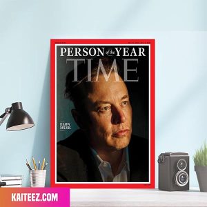 Elon Musk People Of The Year Poster