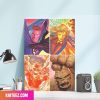 Fantastic Four Comic Art Marvel Studios Poster