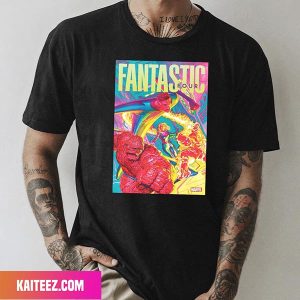 Fantastic Four Comic Art Marvel Studios Fan Gifts T-Shirt