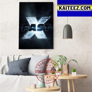 Fast X Official Poster With Vin Diesel Art Decor Poster Canvas